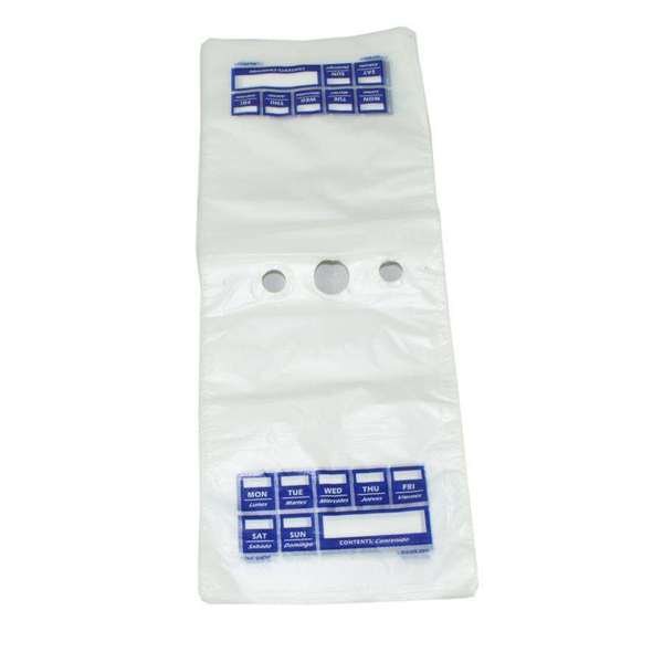 Pak-Sher Pak-Sher 7 Day Small Portion Food Storage Bag, PK2000 5731